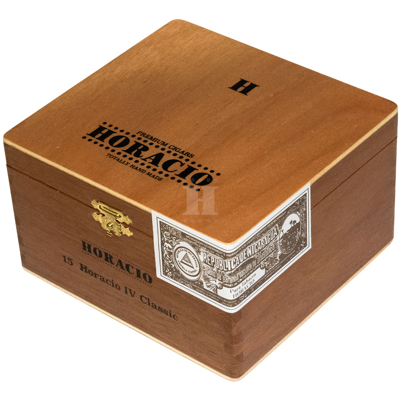 Horacio 4 Classic series box close angle