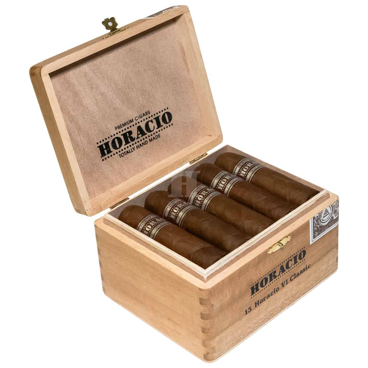 Horacio 6 Classic series box open angle