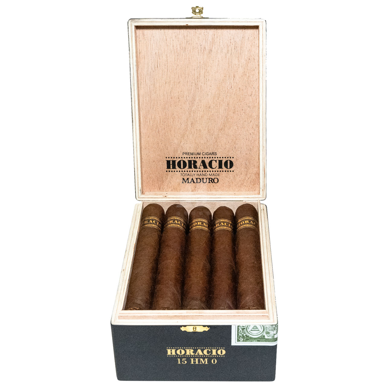 Horacio HM0 Maduro series box open front