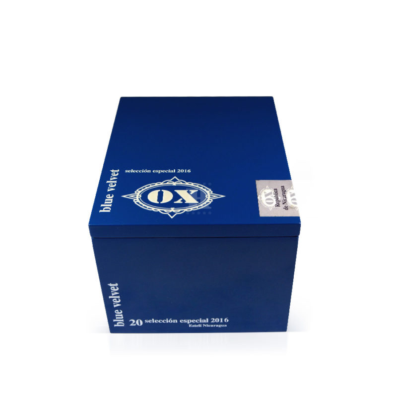 OX Blue Velvet box cigars